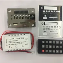 12 В адаптер питания Беспроводная Bluetooth плата аудиоресивера без потерь MP3 декодирование квадратный танцевальный динамик MP3 декодер