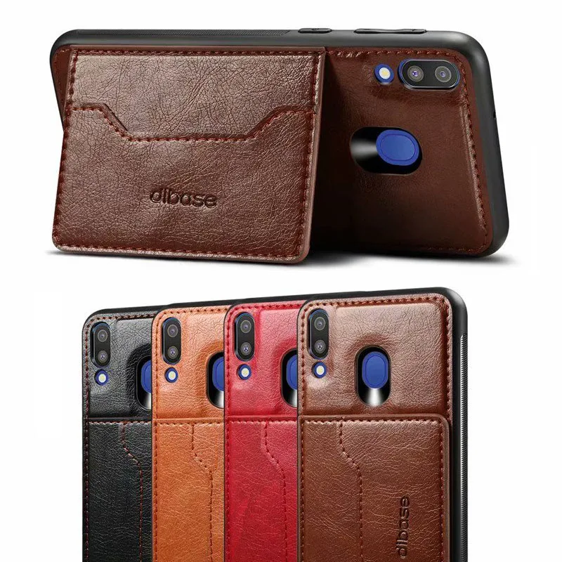 

High Quality Wallet With Card Slot Flip Cover Leather Back Cover Case For Samsung Galaxy M20