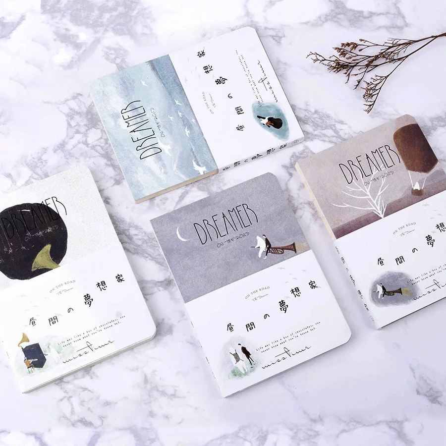 

Day Dreamer" Beautiful Journal Notebook Drawing Sketchbook Blank Papers Study Notepad Stationery Gift