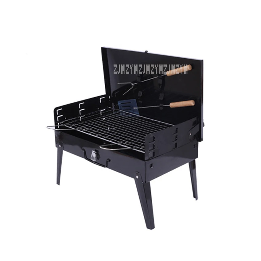 

Portable Foldable Charcoal BBQ Grill for 3-5 Person Outdoor Camping Barbecue Roasting Picnic Family Party Grill Home Garden BBQ