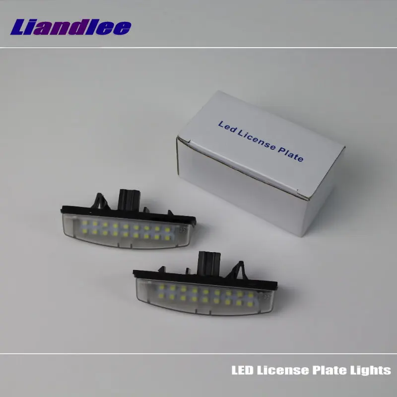 

Liandlee Car License Plate Lights For Subaru Trezia 2010-2016 Auto Number Frame Lamp Bulb LED Illumination Accessories