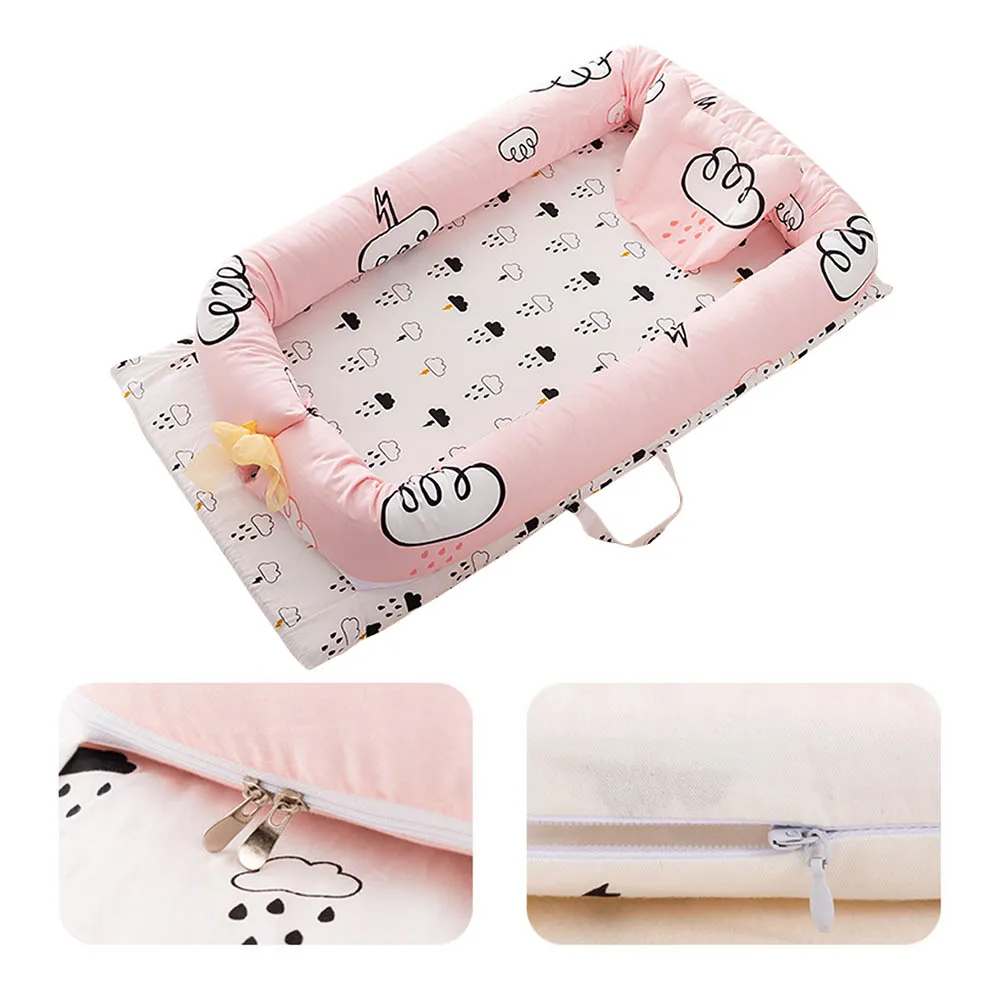 90*50*15cm Foldable Sleeping Crib Bed Portable Crib Bassinet Basket Baby Travel Bed Baby Bumper Baby Crib Bedding Sets