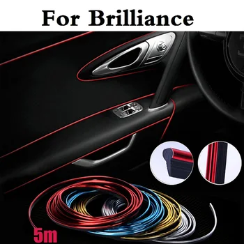 

5m Car Style Flexible Interior Decoration Moulding Trim Strip for Brilliance FRV (BS2) H230 H530 M1 (BS6) M2 (BS4) M3 (BC3) V5