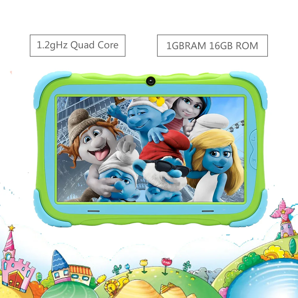 ZONKO 7 дюймов Android 1 детский планшет 16 Гб Babypad Edition PC с Wifi и камерой GMS