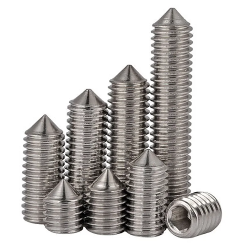 30Pcs M3 Stainless steel Allen hex tip set screw gurb machine meter