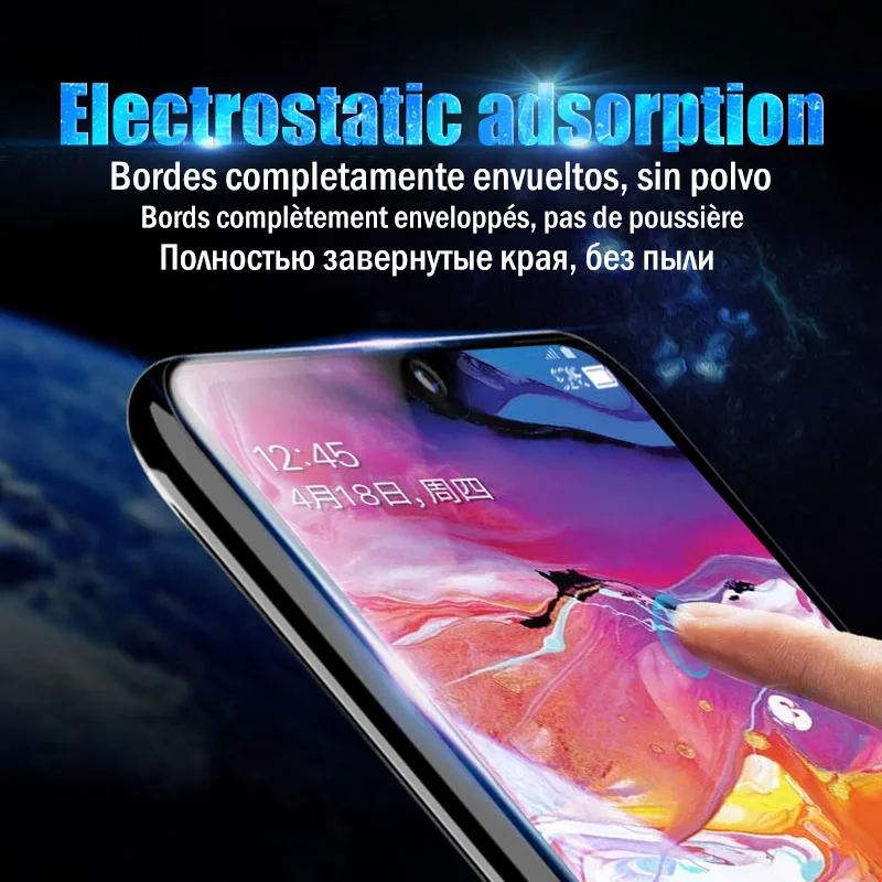 15D Гидрогелевая пленка для Samsung Galaxy A50 A20 A30 A70 A10 Защитная A5 2017 A6 A7 A8 2018 M10 M20 не
