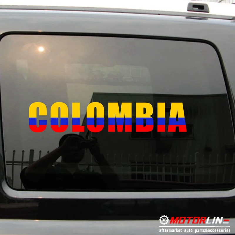 

Colombia Colombian Map color Decal Sticker Car Vinyl die cut no bkgrd pick size