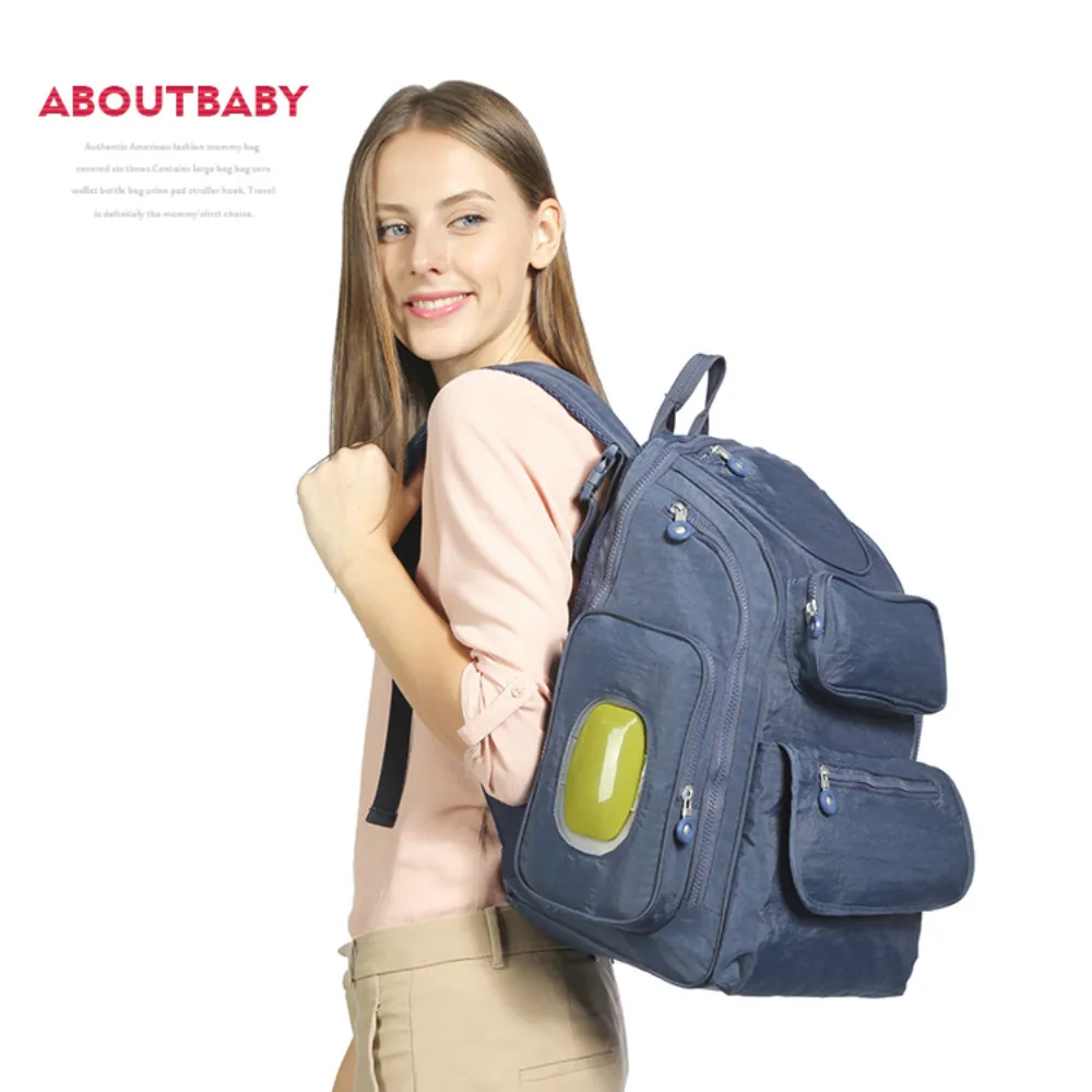 

Fashion Mummy Maternity Bag Multi-function Diaper Bag Backpack Nappy Baby Bag with Stroller Straps for Baby Care