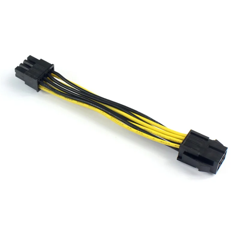 En Labs 10 см PCIe 6pin 8pin адаптер PCI e 6 контактный штекер 8 гнездо конвертер для Express
