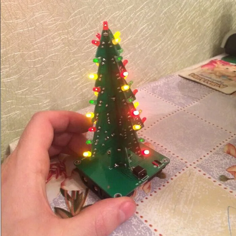 Трехмерная светодиодная 3d лампа в виде дерева набор сделай сам