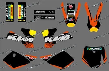 

R B Logo (Bull ) Motorcycle Bike SX Sticker Graphics Kit FOR KTM KTM50 SX50 SX 50CC 50 2002 2003 2004 2005 2006 2007 2008