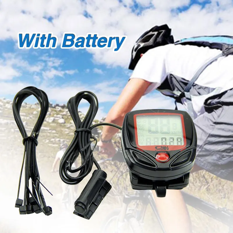 Bicycle Speedometer Cycling Computer Digital LCD Computer Bike