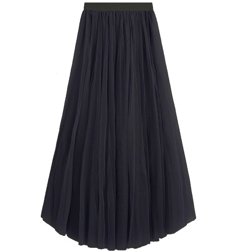 UPPIN юбка Тюлевая юбкаs женские Черный серый цвет белый взрослых эластичные