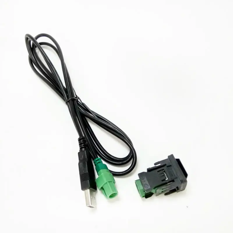 Автомобильное радио USB переключатель панель USB кабель адаптер аудио для Volkswagen Touran Bora Passat для Skoda Octavia Fabia RCD510 RCD310