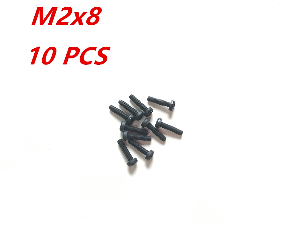 Нейлоновый винт M2x8 10 шт. | Игрушки и хобби