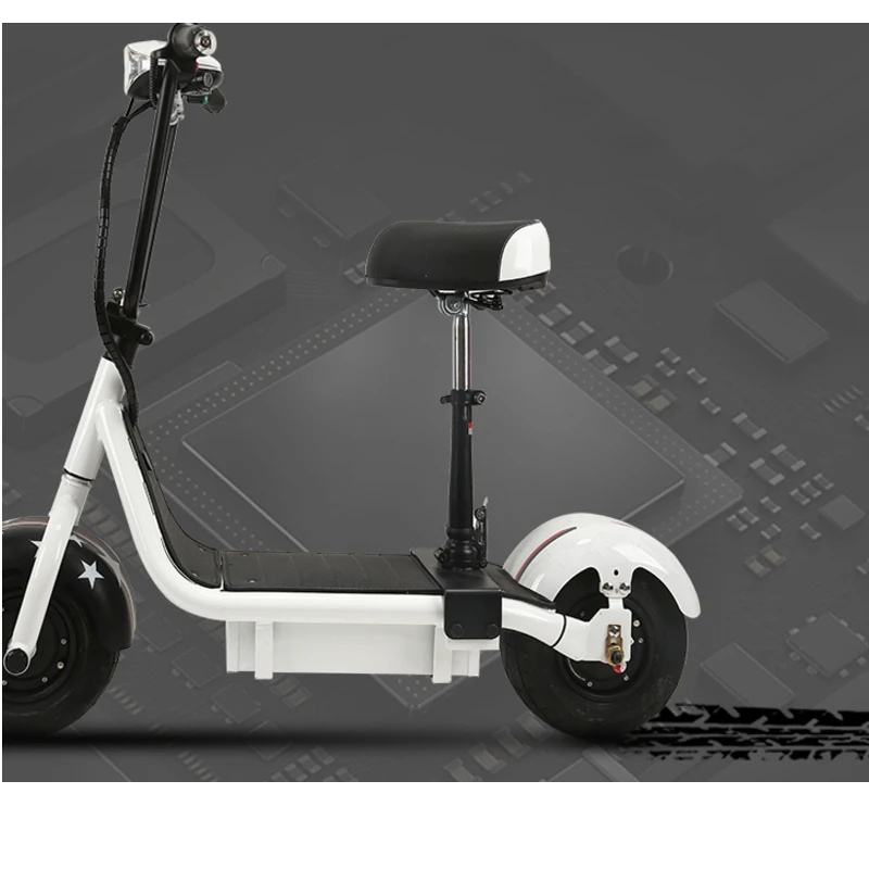 Cheap Small Harley folding electric scooter for men and women-type mini-driver generation driving battery car adult lithium battery 8
