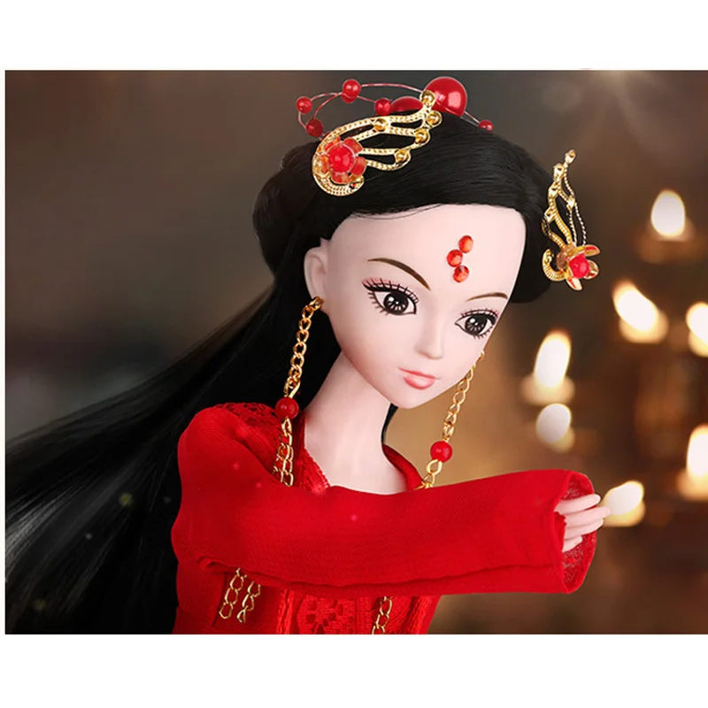 28 см Китайская древняя шарнирная кукла 1/6 ручной работы BAIQIAN/FENGJIU To the Sky фигурки