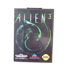 Alien 3 Коробочная версия 16bit MD карточная игра для sega Mega Drive и Genesis
