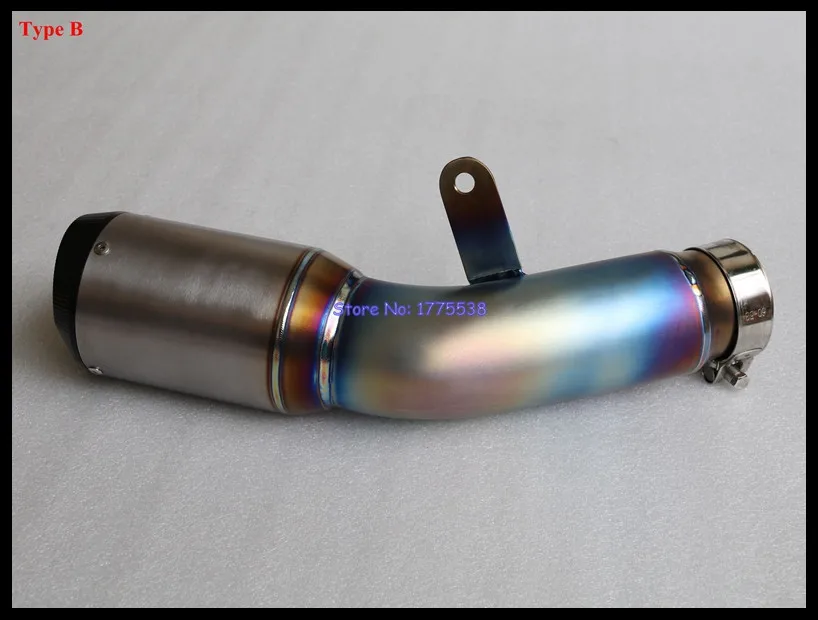 Customized Titanium Alloy Motorcycle Exhaust Muffler Slip-on Demper Escape for S1000RR 2015 2016 Exhaust Muffler with warehouseC Tip - Image 4