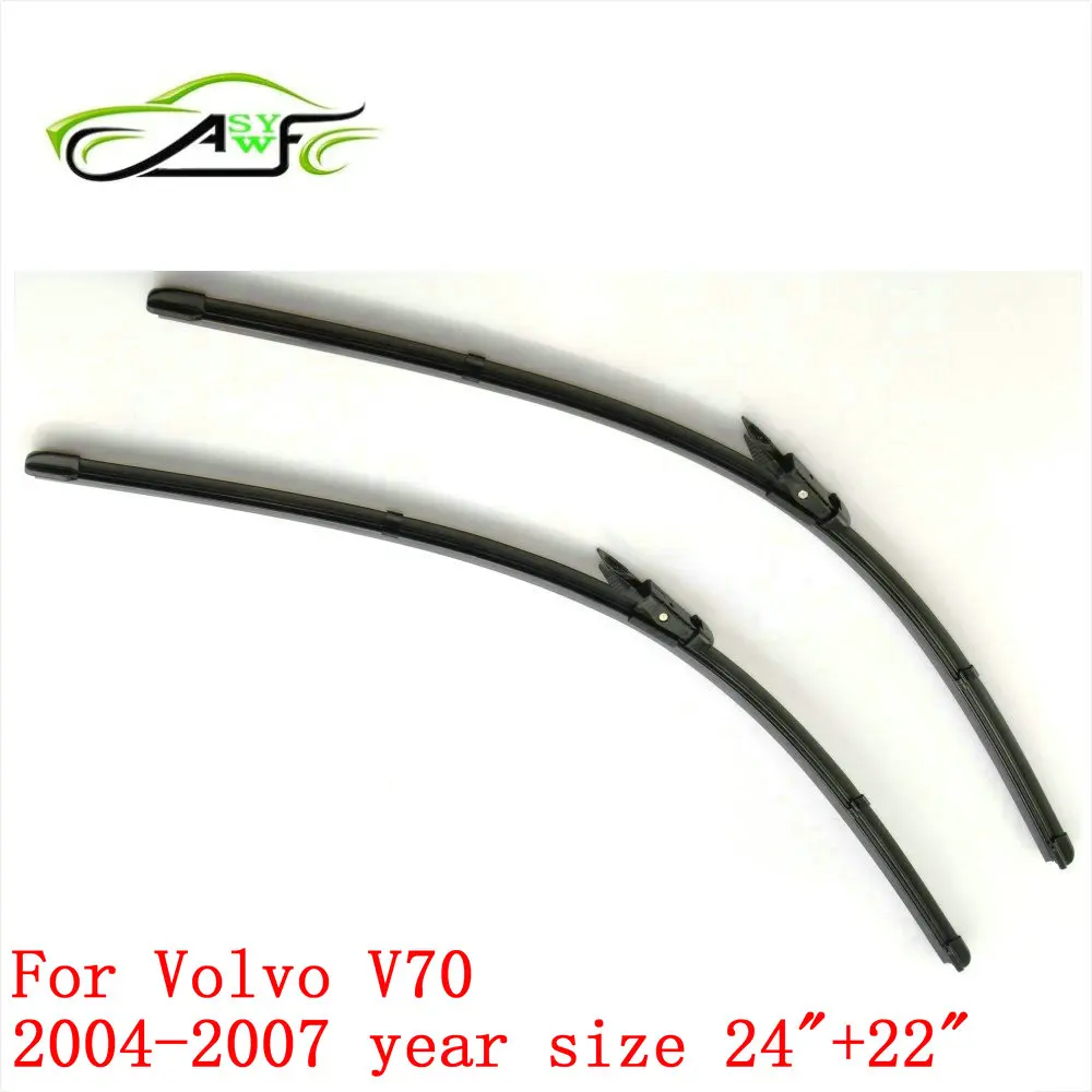 

Free shipping car wiper blade for Volvo V70 (2004-2007) 24"+22" Pinch Tab WindShield Wiper Blade 2pcs/PAIR