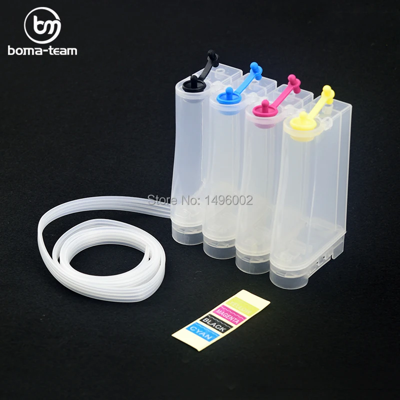 Universal 4Color Continuous Ink Supply System With Accessaries Ink Tank For Use In HP Canon Brother Epson All Printer CISS