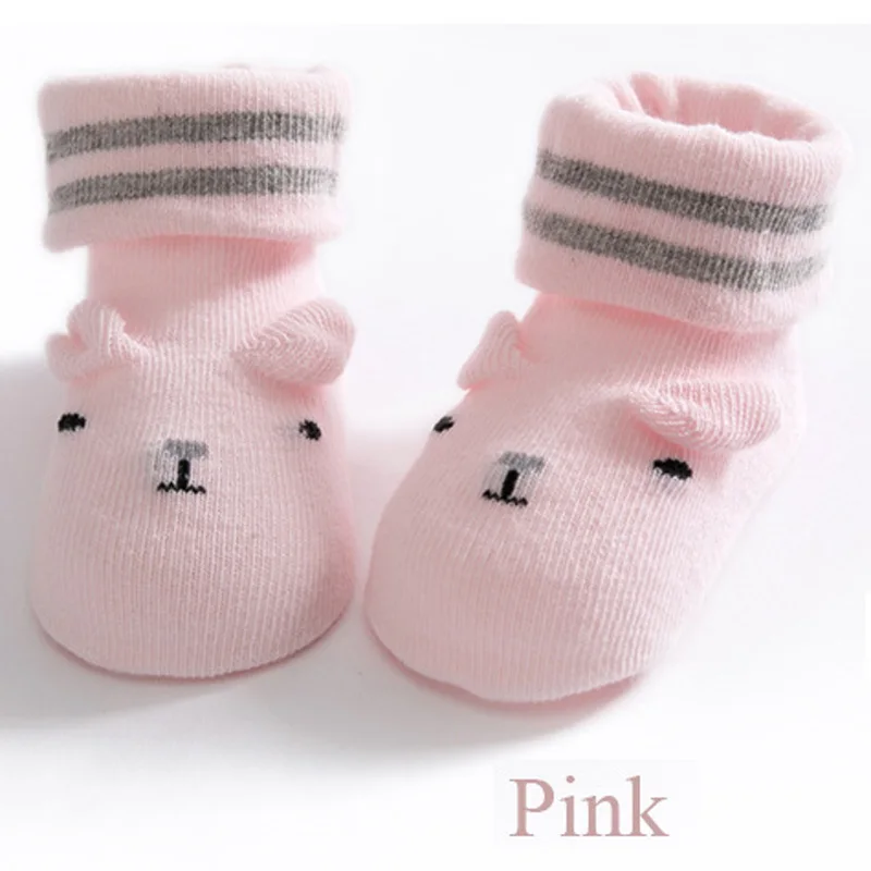 Новые носки для малышей с милым медведем в помещении милые носки для малышей с рисунком