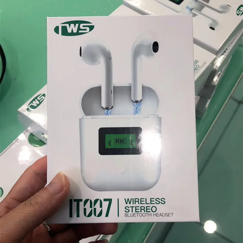 Koop MEW TWS ine oor mini Draadloze Bluetooth5.0 HIFI oortelefoon stereo met microfoon LCD Opladen doos voor ios Android mobiele telefoon