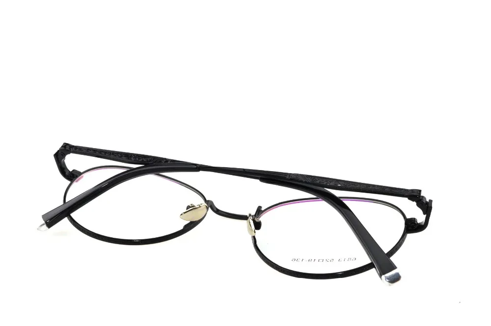 Очки Gafas в круглой оправе из сплава стиле ретро оптические очки по рецепту на