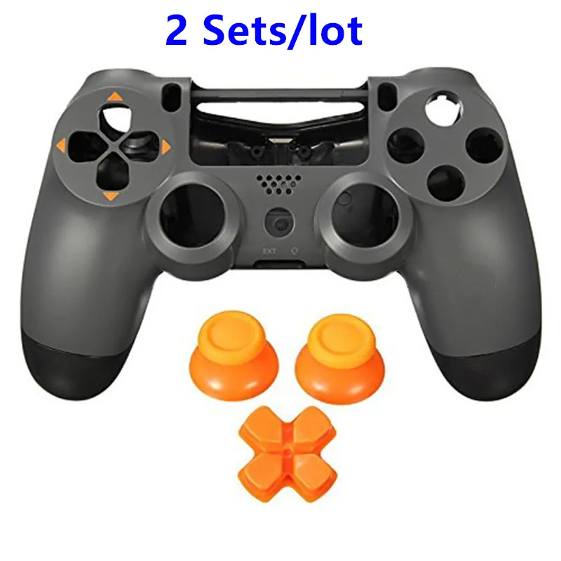 

2 sets Limited Edition Replacement Full Cover Housing Shell Case With Buttons For PS4 Playstation 4 Gen 1th Version 1 Controller
