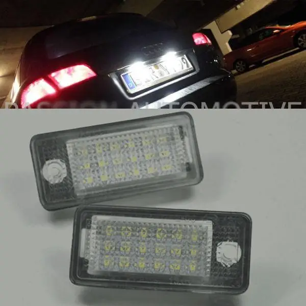 2x, светодиодный SMD Лицензия подсветка номерного знака для AUDI A8 S8 D3 D4 4E/4 H 04-13