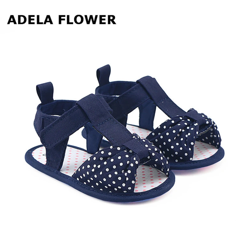 baby navy sandals