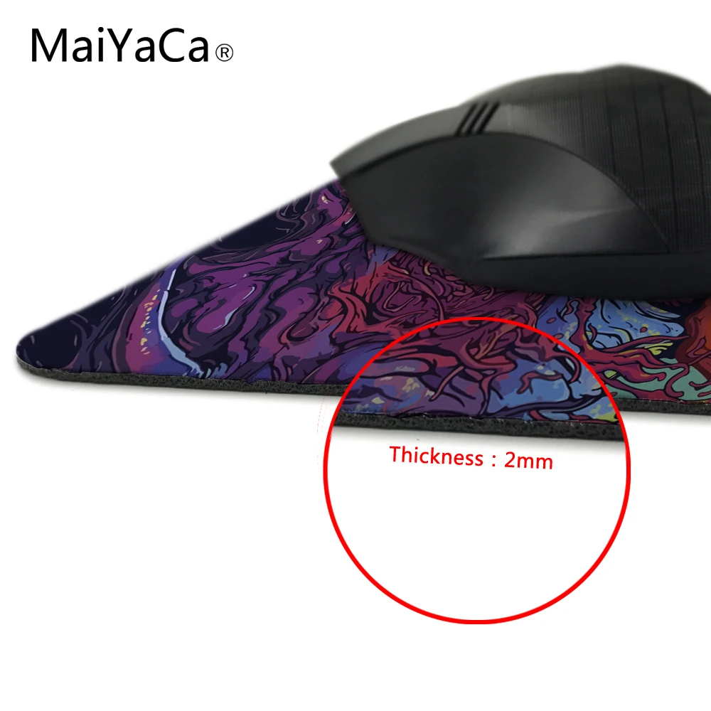 Коврик для мыши MaiYaCa Hyper Beast, размер игровой мыши 18*22 см и 25*29 см, не оверлок, коврик для мыши