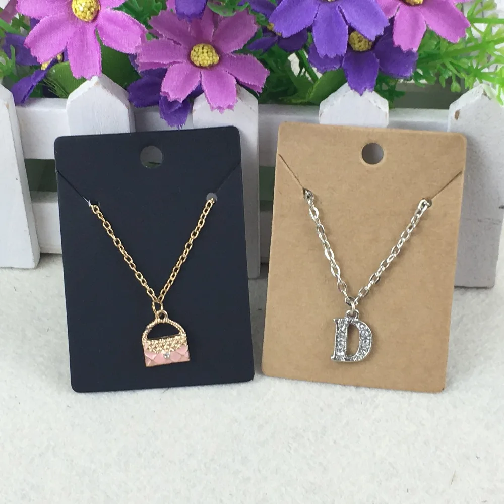 200PC Kraft Paper Jewelry Cards Blank Retro Necklaces Holders Display Cards 200PC Kraft Paper Jewelry Cards Blank Retro Necklaces Holders Display Cards