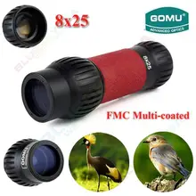 Free Shipping!GOMU 8×25 Handheld Spotting Scopes Day&Night Vision HD Optical Monocular for Hunting Camping Hiking Telescope