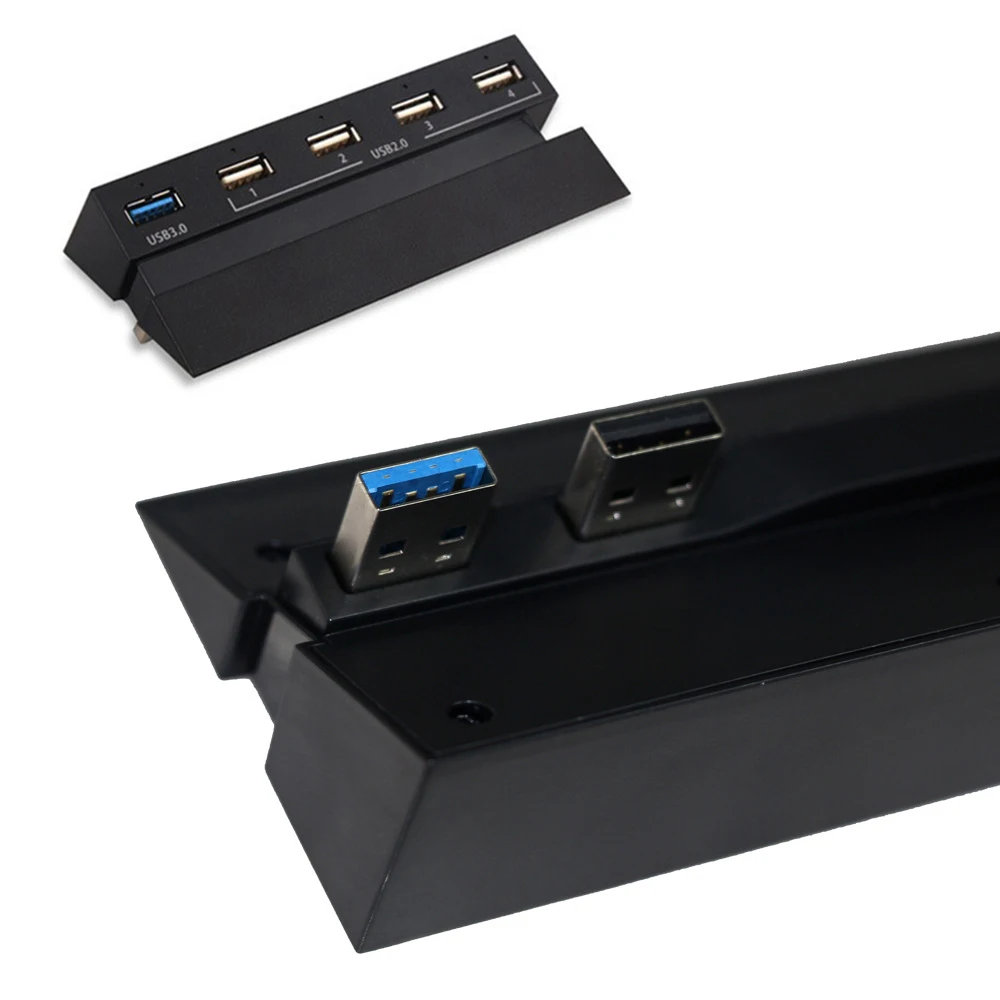 Powstro 5 портов USB концентратор Высокоскоростной USB USB2.0 UBS3.0 Интерфейс расширитель для PS4 многопортовый usb-адаптер расширения мини-концентратор
