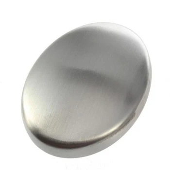

Stainless Steel Garlic Fish Odor Smell Eliminating Removal Deodorant Bar Soap
