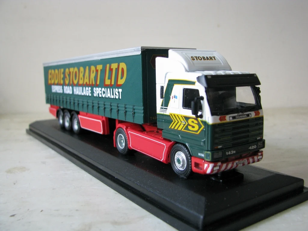 A TLAS 1: 76 Scania R143M 420 штора. Emily Kim. H156 бутик сплав Танк игрушки для детей Детские игрушки модель оригинальная коробка