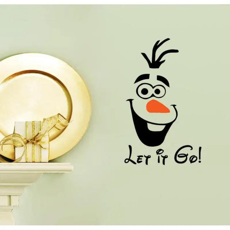 Let It Go &quotмультфильм Забавный усовершенствованный стульчак/Модная этикетка