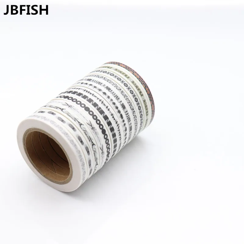

JBFISH DIY Very fine Adhesive Tape Washi Tape/Masking Tape Stickers 4500