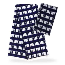 Африканский узор «Кенте» Стиль атласная шёлковая ткань Африканский принт ткань 4+ 2 ярдов в комплекте африканская ткань ткань нигерийская Анкара