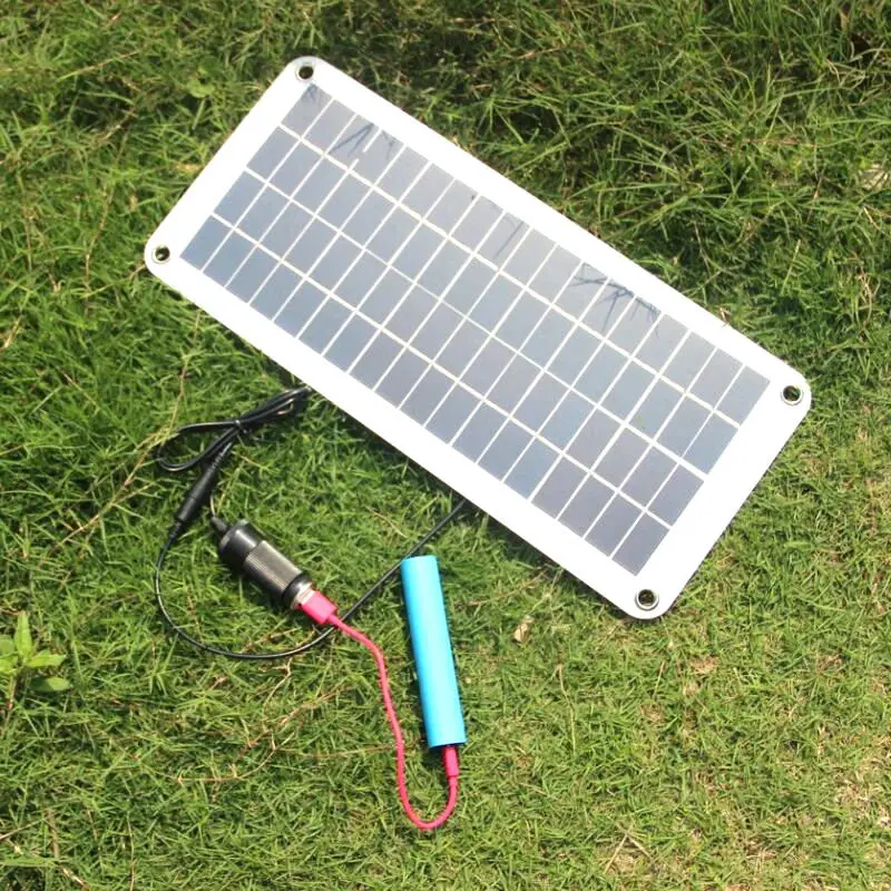 LEORY 18 в 10,5 Вт портативная солнечная панель, зарядное устройство, поликристаллические солнечные батареи Sunpower для кемпинга, автомобиля 12 В, батарея 5 В, телефон