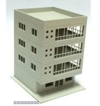 DIY 1/150 N Scale Simulation Japanese-style Arcade Station Sand Table Scene Decoration Model Train Building Kits