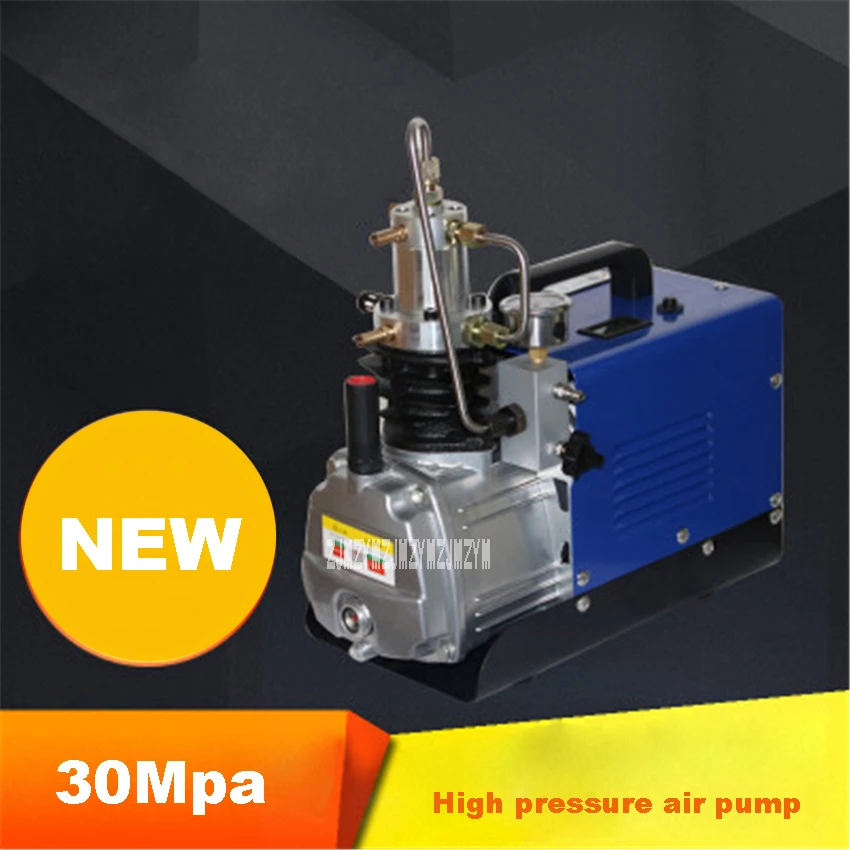

30Mpa High Pressure Air Pump Electric Mini Air Compressor Water Cooled Air Pump With Oil-water Separator 220V 1800W 2800r/min