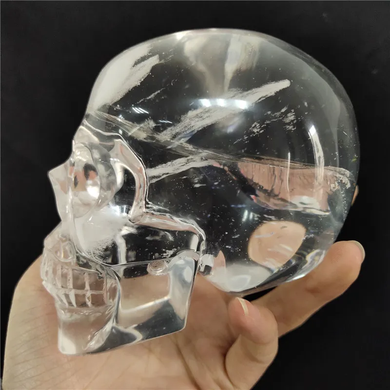 

Wholesale Smelting stone handcarved skull Healing gift Amazing Stones Collection