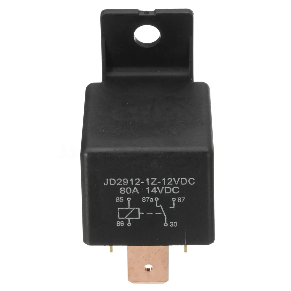 Автомобильное реле Mayitr черное водонепроницаемое 12 В 80A 5Pin DC AMP SPDT + практичная