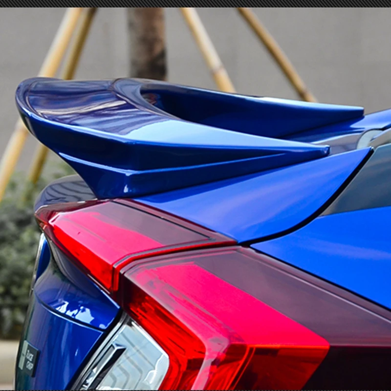 Для Honda Civic спойлер Высокое качество ABS Материал заднее крыло праймер цвет задний спойлер для Honda Civic спойлер