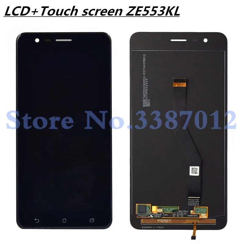 

100% New 5.5 inch For ASUS ZenFone 3 Zoom ZE553KL ZE553 Z01HDA Full LCD Display + Touch Screen Digitizer Assembly Replacement