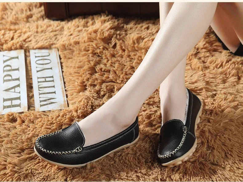 HY 918-2 (19) women's flats loafers shoes