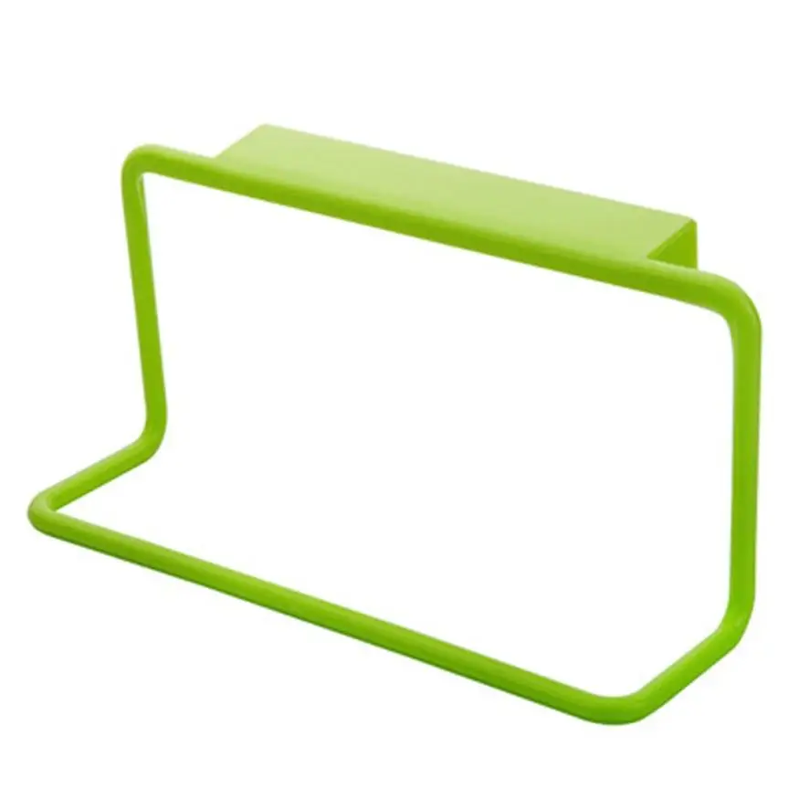Многоцелевой держатель для полотенец, кухонный органайзер, подвесной держатель, органайзер для ванной комнаты, кухонный шкаф, вешалка для шкафа - Цвет: Green