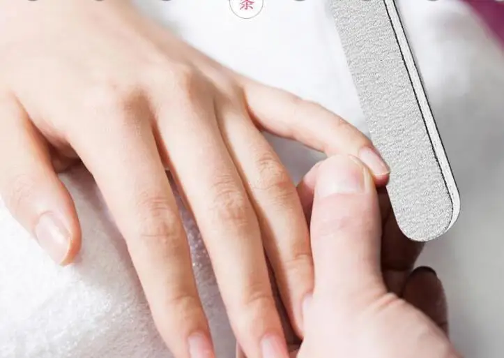 15 шт. профессиональная белая шлифовальная полосатая пилочка для ногтей Полирующий гвоздь художественный инструмент